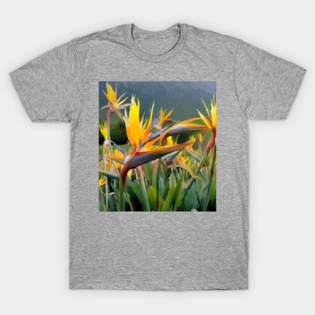 Birds of paradise flowers T-Shirt by Flowers and Stuff